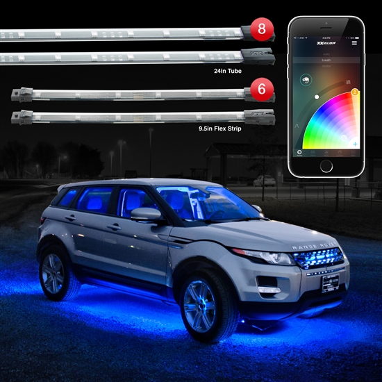 Smart Phone controlled 14pc 16 Million Color Undercar Light Kit